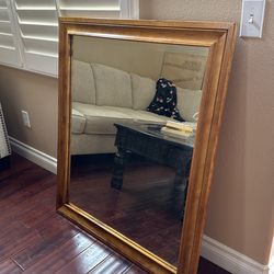 Mirror w/ Solid Wood Frame