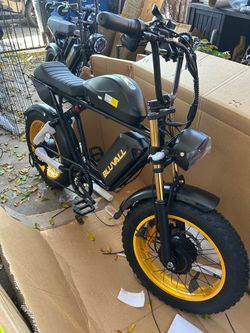 Bluvall 2 Motor and 2 Battery 37mph electric bicycle