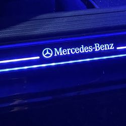 Mercedes LED Door Sill Lights 