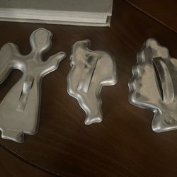 🎄 Vintage Christmas Cookie Cutters – Set of 3 