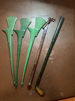 Vintage golf themed stir stick￼