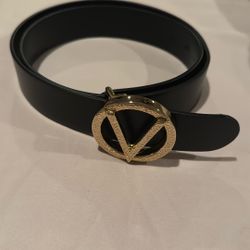 Valentino by Mario Black Belt Size M