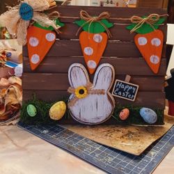 Cute Easter Sign,  10" Inches Tall