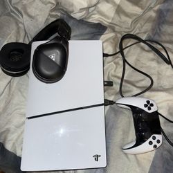 PS5, Controller And Wireless Headset
