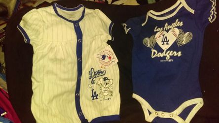 Dodgers onesies