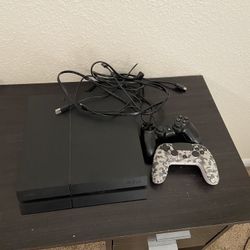 PS4 With Two Controllers 