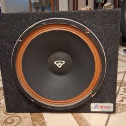 1 12inch  Cerwin Vega With A Atrend Single  Sealed Speaker Box 