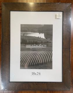 AaronBrothers Siena Walnut Wood 23" x 29" Photograph Frame Fits 18" X 24" Photos