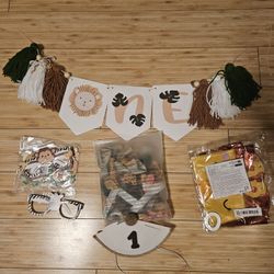 Lion/Wild One Party Decorations 
