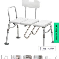 Drive Splash Defense Shower Bench NEW