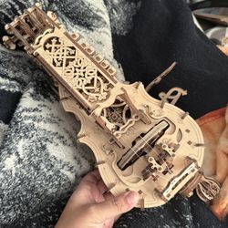 Wooden Decorative Hurdy Gurdy