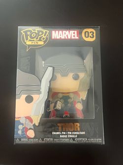 Funko Pop! Pin – Marvel Thor #03 Enamel Pin (New)