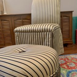 Chair and ottoman