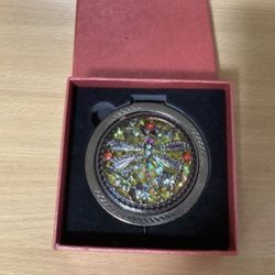 Retro Metal Travel Portable Mirror Compact Mirror