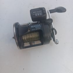 Okuma Magda Pro 30DX Line Counter Levelwind Salmon Fishing Reel Vgood Condition. For Pick Up Fremont Seattle. No Low Ball Offers Please. No Trades 
