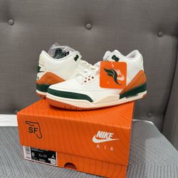 Air Jordan 3 Solefly Miami  Size 8 MEN