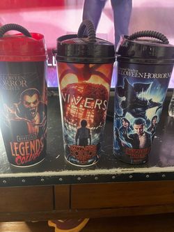 Universal Studios Halloween Horror Nights Souvenir Cups Set of 3