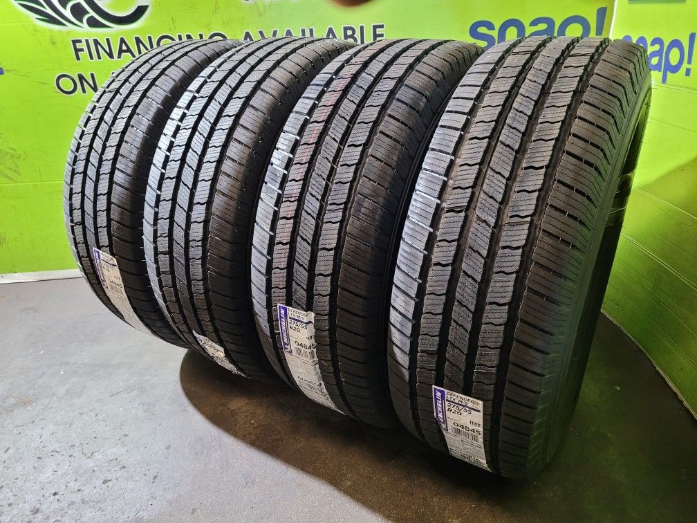 Four New 275/55/20 113T Michelin Defender LTX M/S (70k ManufacturerMileageWarranty)