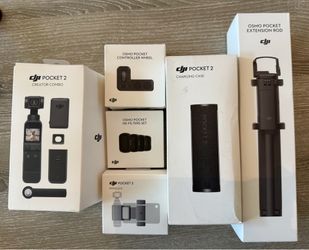 DJI Pocket 2 Creator Combo PLUS accessories NEW OPEN BOX