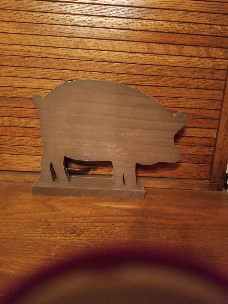 Wooden Pig . Good For Decoration