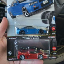 Hot Wheels Timeless Icons Bundles Nissan Ferrari 