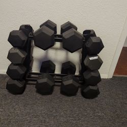 Dumbbells With Rack