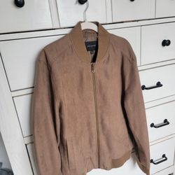 Vegan Suede Bomber Jacket Banana Republic