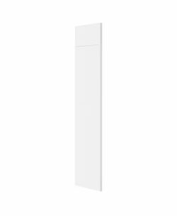 Hampton Bay Hampton/Shaker 24 in. W x 84 in. H x 1.5 in. D Kitchen Cabinet Refrigerator End Panel Kit in Satin White