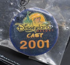 Disney DLR Cast Community Fund 2001 Bear Logo Pin (C9)