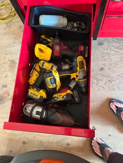 Snap on toolbox with Tools