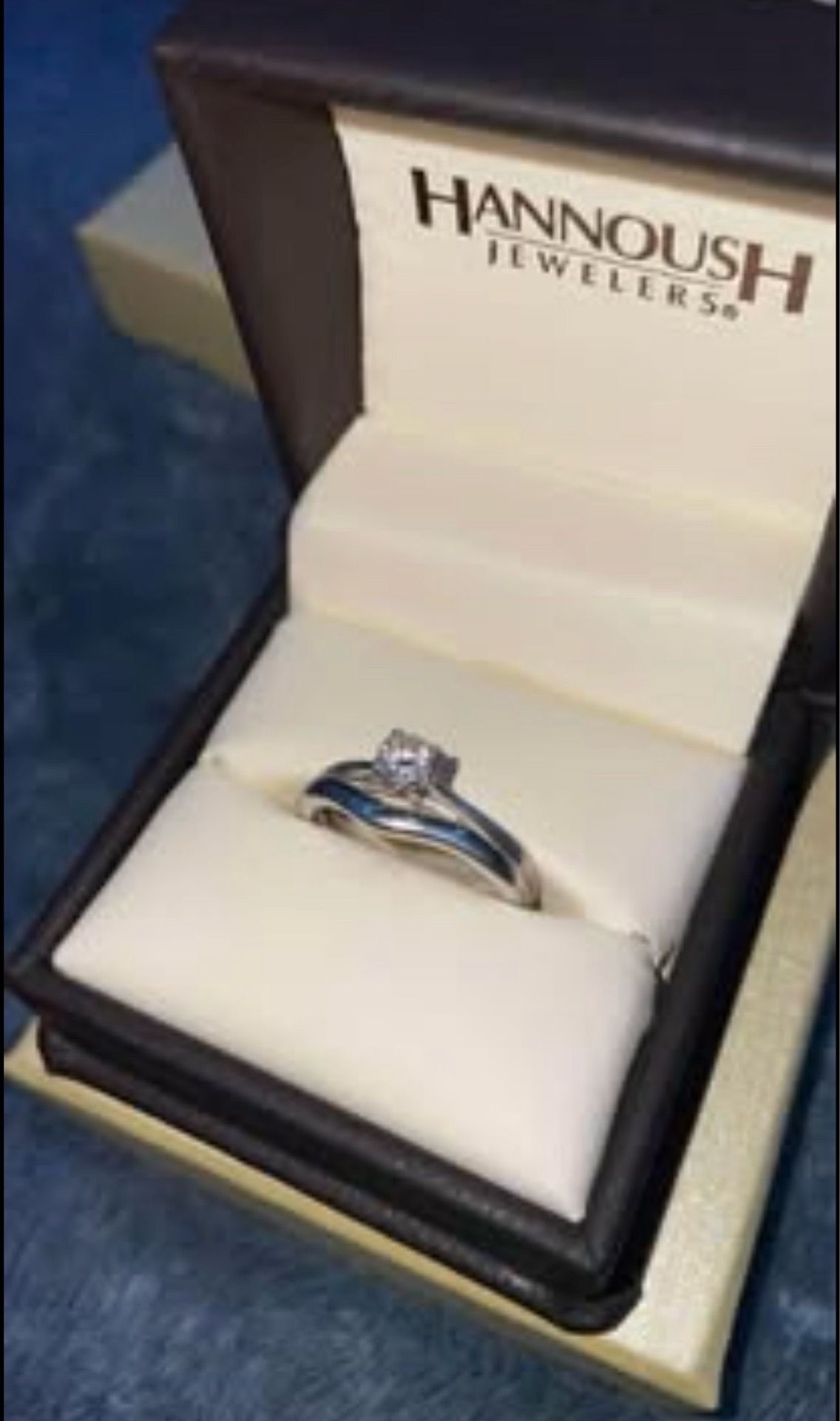 Wedding band and ring set.