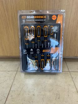 GEARWRENCH 10 PIECE COMBINATION SCREWDRIVER SET