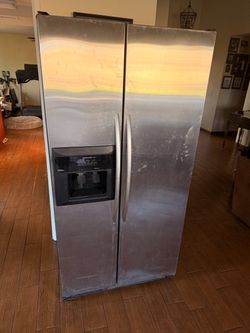 KitchenAid Side-by-Side Stainless Steel Refrigerator (Not Working)
