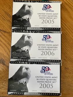 Silver Proof State Quarters 48ct including 3 sets