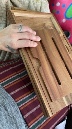 Bamboo Bathtub Caddy