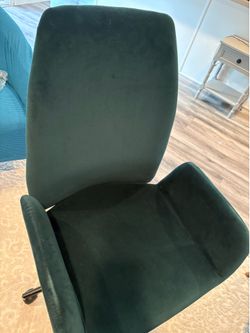 Green Velvet Office Chair