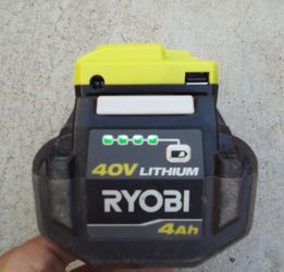 Ryobi 40v lithium ion 4.0 ah battery OP4040A1