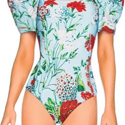 Large Women's One Piece Swimsuit with Beach Cover up Wrap Skirt Sarong Halter Floral Print Bikini Set Two Piece Bathing Suit