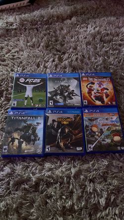PS4 Games Bundle – Lot of 6