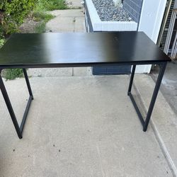 Black Office Desk 