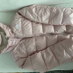The North Face Winter Jacket – Girls Size M (10/12), Light Pink
