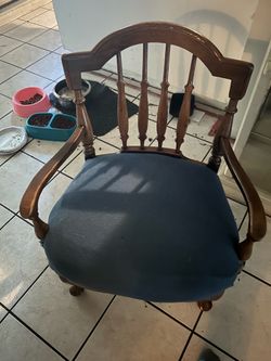 Antique captain armchair