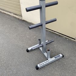 Olympic Weight Tree And Storage Barbell 