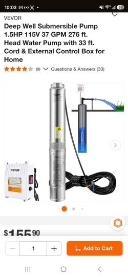 Deep Well Submersible Pump