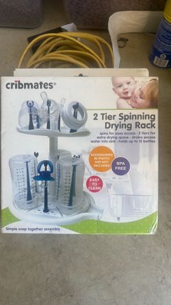 2 tier spinning drying rack