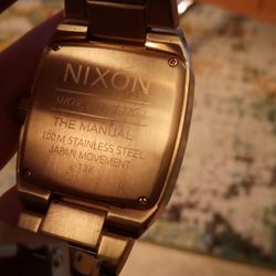 Nixon Men's 13k Gold Plated Watch