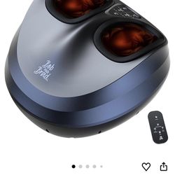 BOB AND BRAD Foot Massager Machine with Heat and Remote, Fits up to Size 14, FSA Eligible HSA Shiatsu Deep Kneading Foot Massager for Plantar Fasciiti