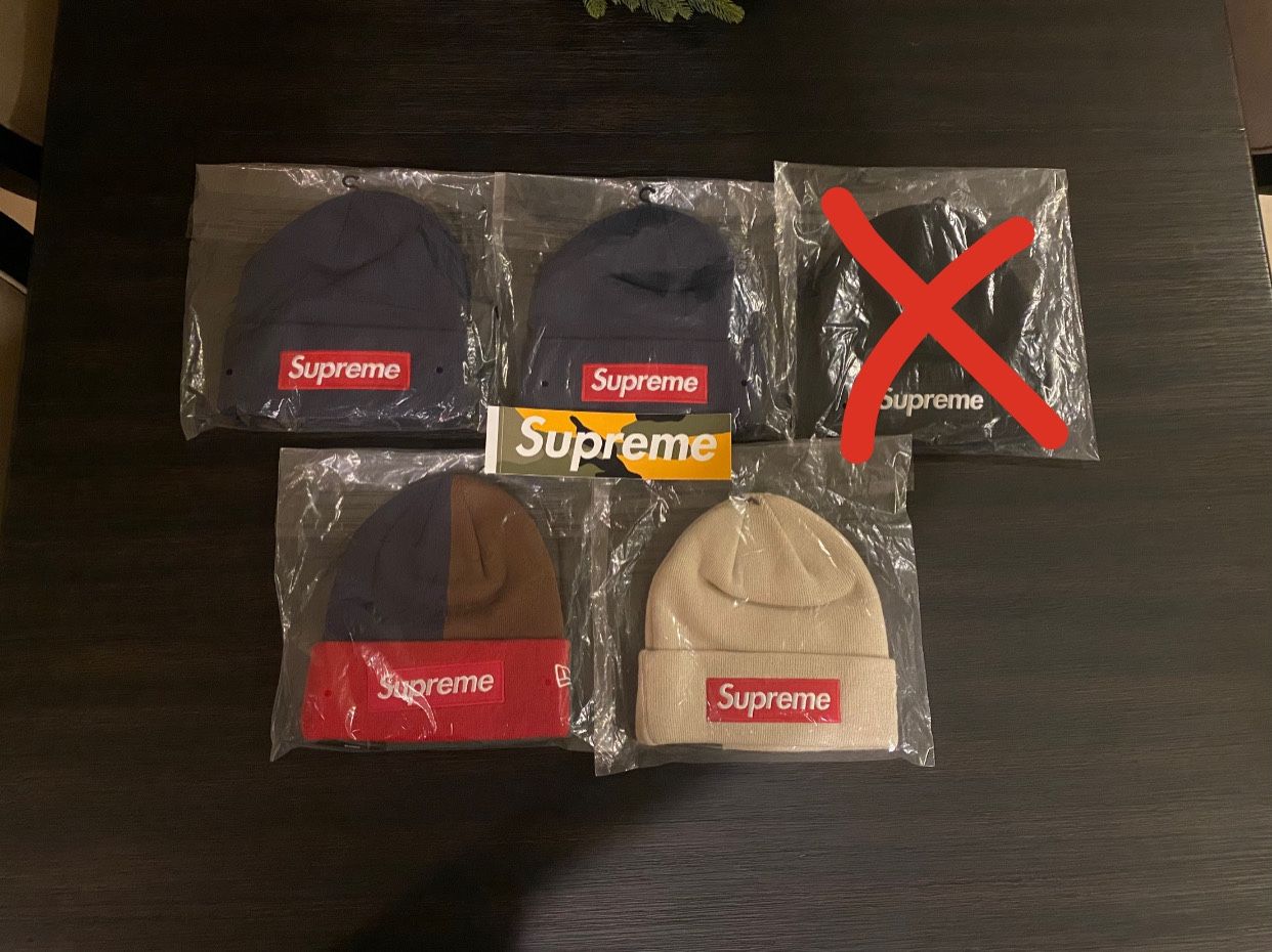 Supreme New Era Box Logo Beanie FW24