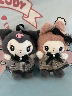 Plush Backpack - Kuromi and Melody