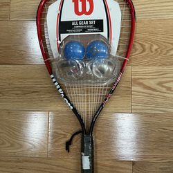New Wilson Racquetball All Gear Set